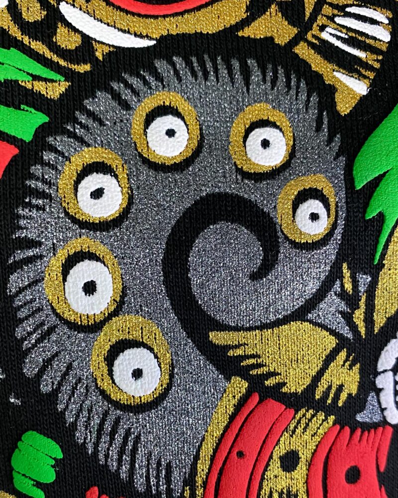 Playera Negra Aguila Calavera - Image 3