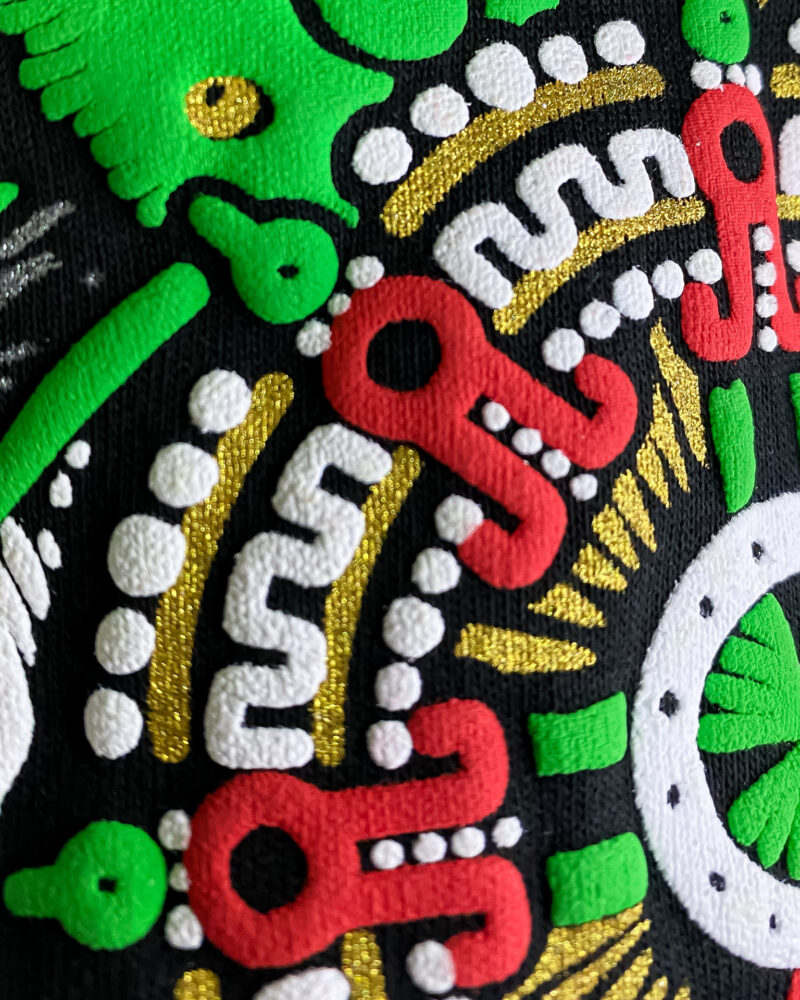Playera Negra Aguila Calavera - Image 4