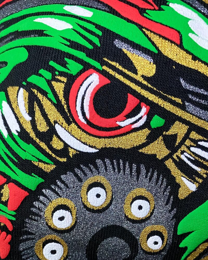 Playera Negra Aguila Calavera - Image 6