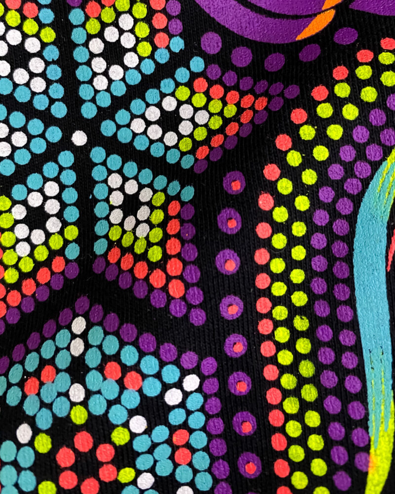 Playera Negra Venado Huichol - Image 3