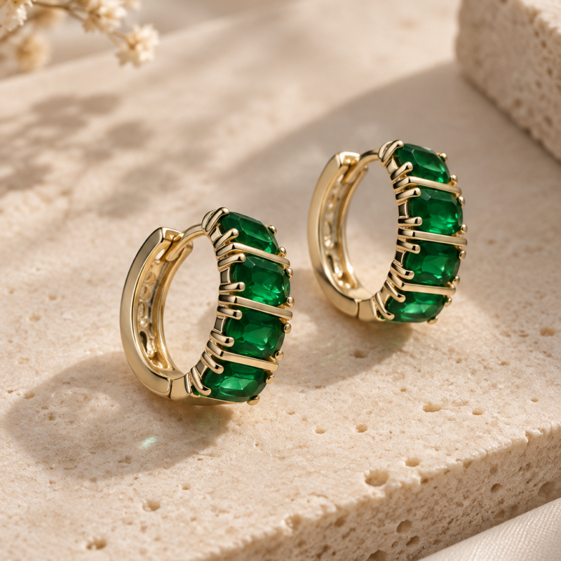 Aretes Esmeralda